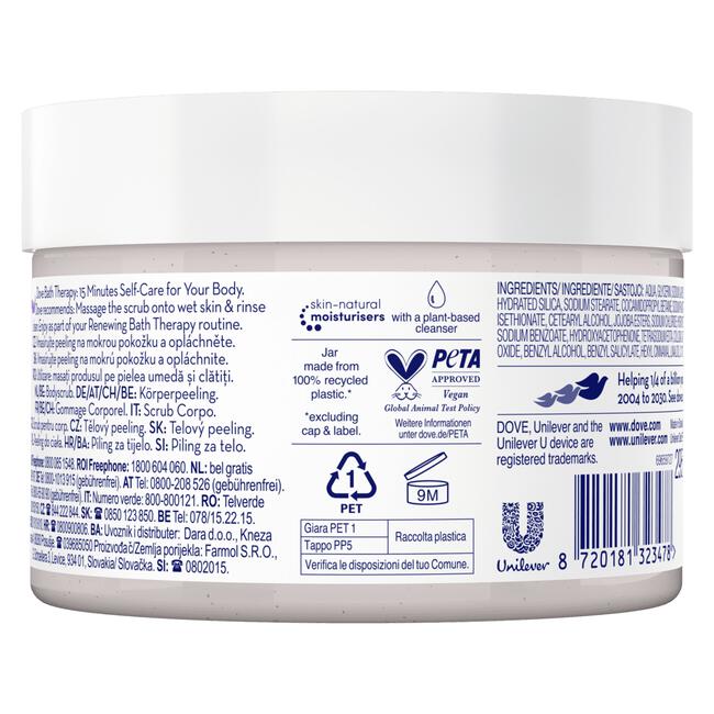 Dove Bath Therapy Renew Bodyscrub 295 ml