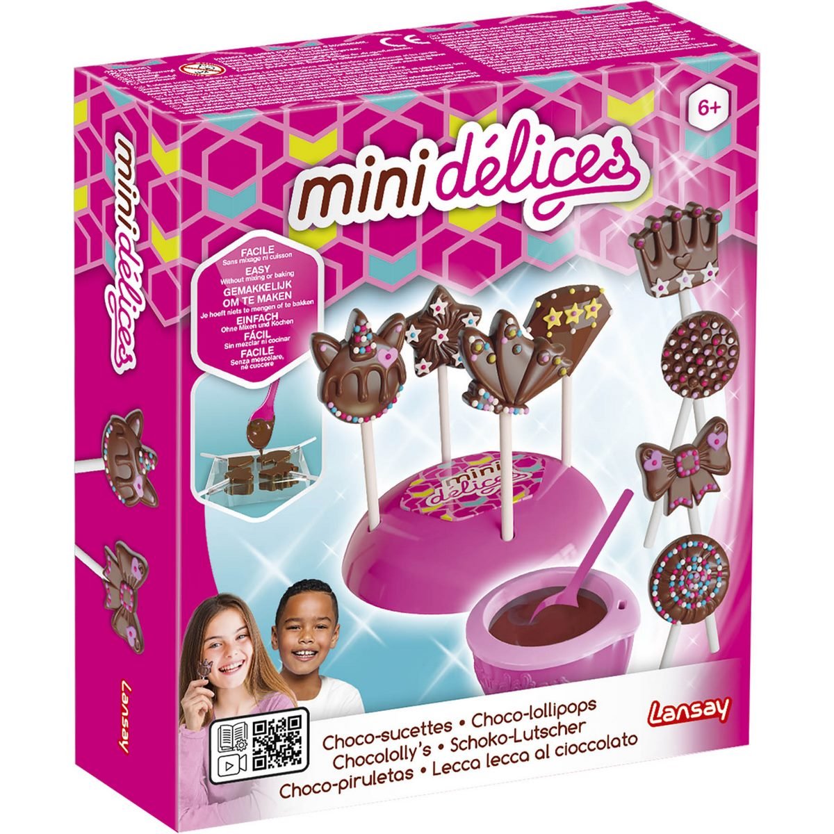 Mini délices choco sucettes