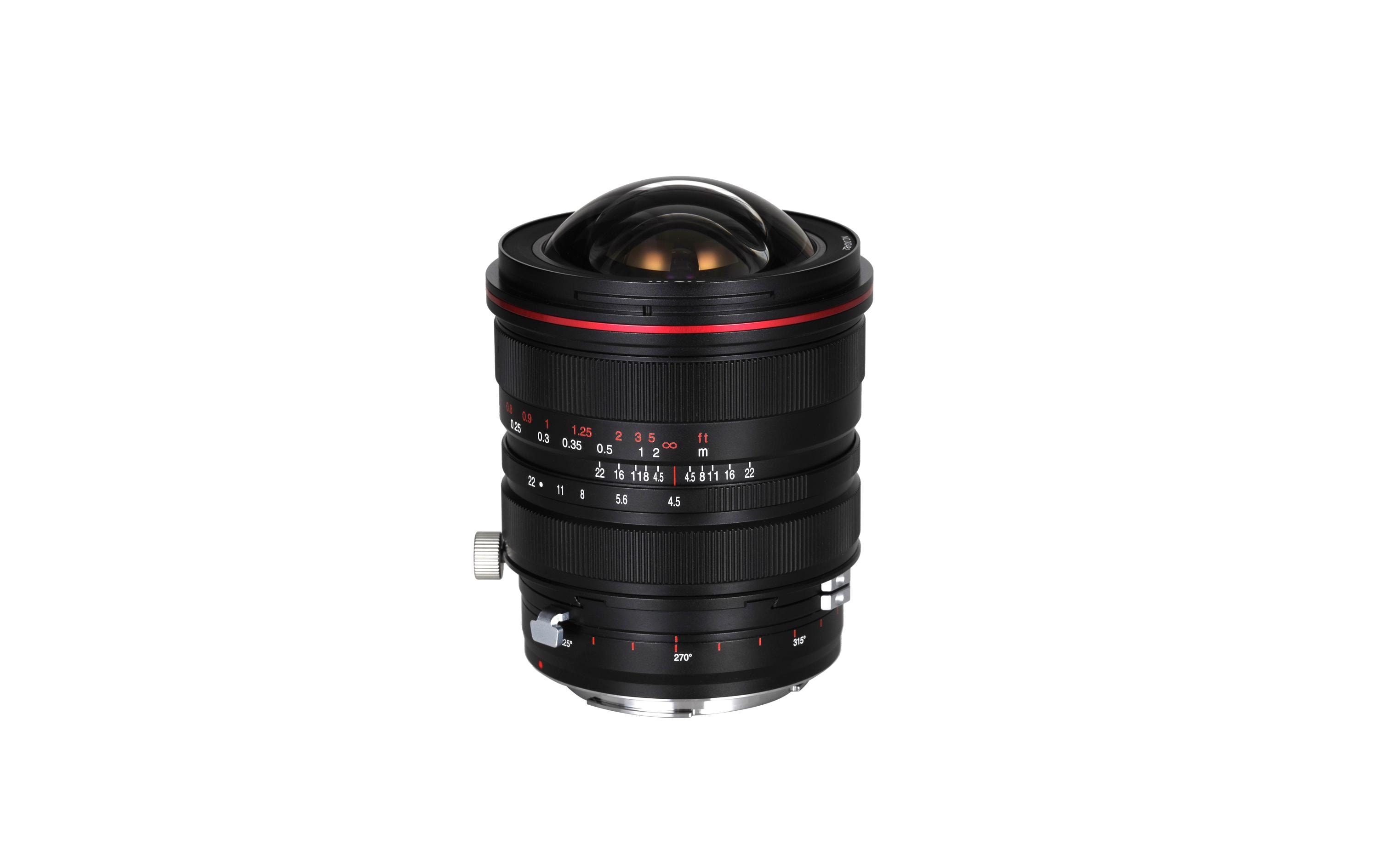 Festbrennweite 15 mm f/4.5R Zero-D Shift – Canon EF<br>Extrem weitwinkliges Objektiv für Vollformatkameras