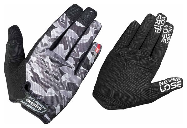 Paire de Gants Longs GripGrab Rebel Gris Camo