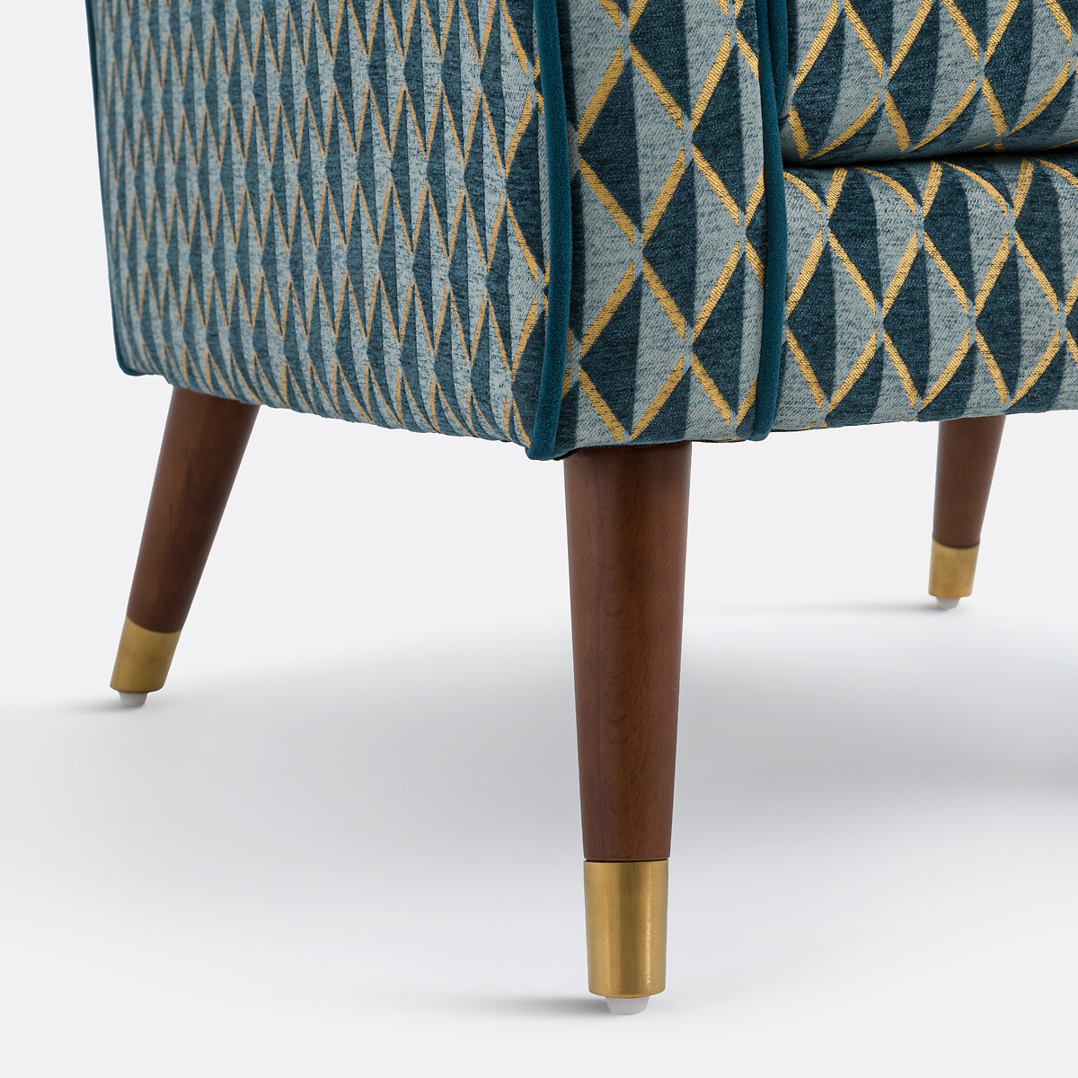 LA REDOUTE INTERIEURS<br>Poltrona XXL em fluweel, (Y)