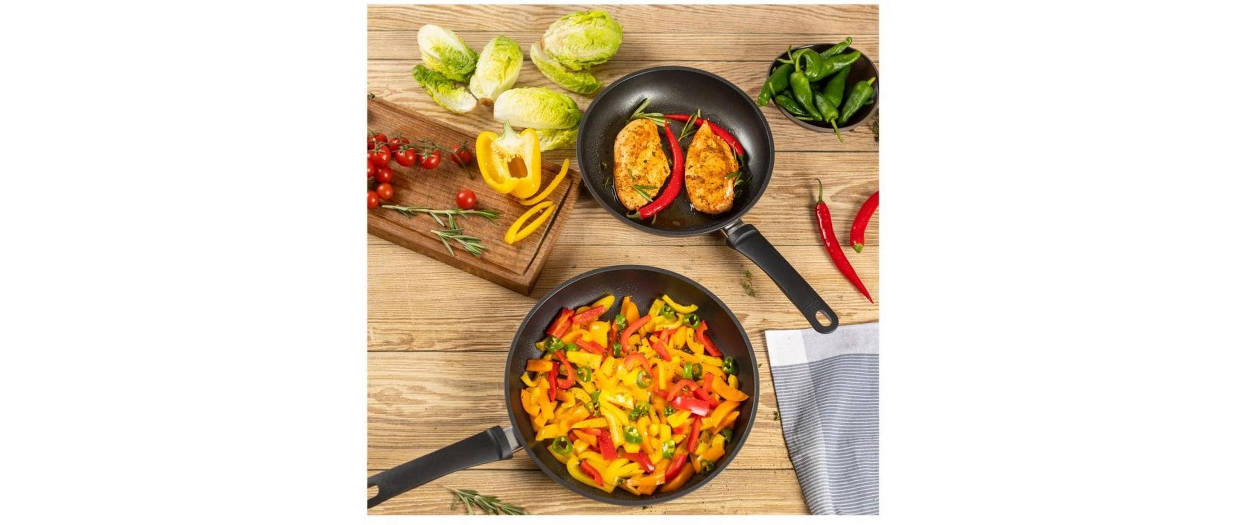 Bratpfanne Easy Induction 24 cmRunde Allzweckpfanne