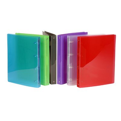 Viquel Propyglass - Classeur à anneaux - Dos 40 mm - A4 Maxi - pour 225 feuilles - bleu