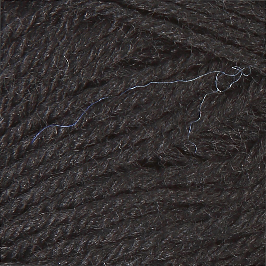 Strømpegarn - Uld+Nylon - L 200 M - Sort - 50 G
