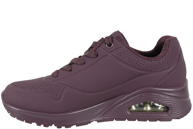 SKECHERS UNO STAND ON AIR PURPLE WINE SNEAKER