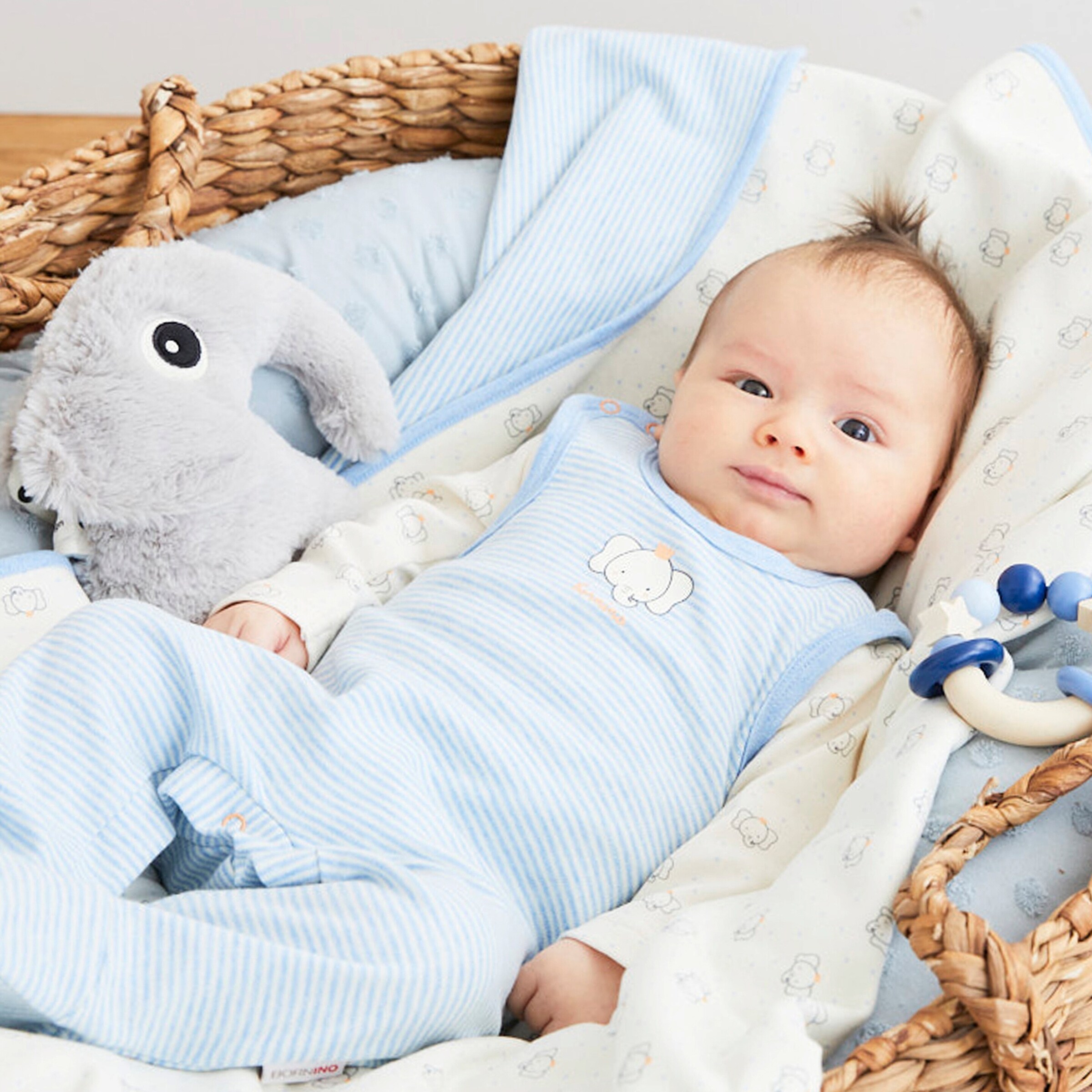 Bornino - Lieblinge 8-tlg. Geschenkset Erstausstattung blau