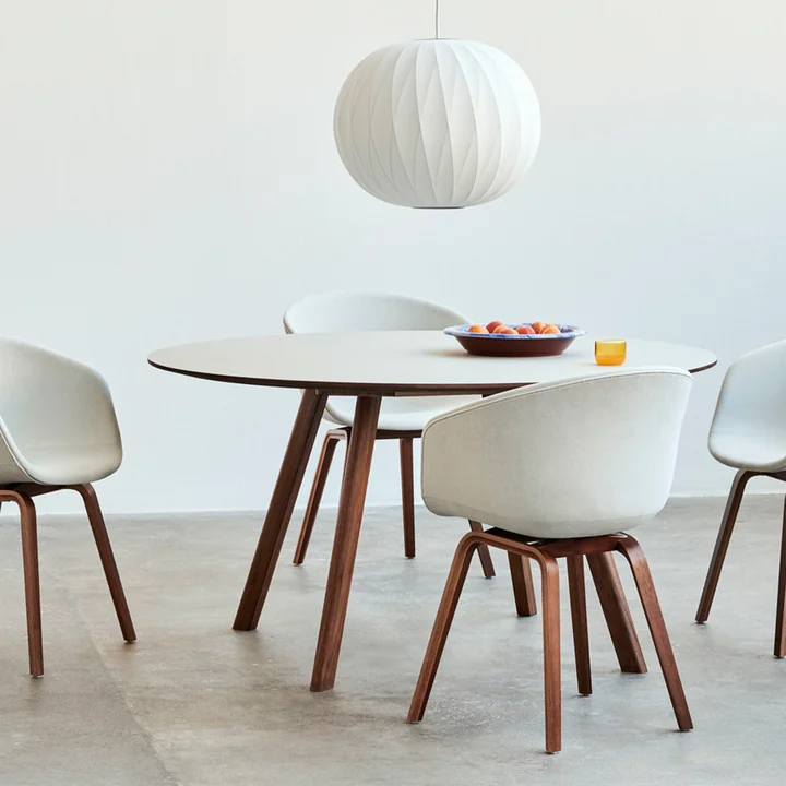 HAY - About A Chair AAC 23, Eiche matt lackiert / Vollpolster grau (Remix 123)
