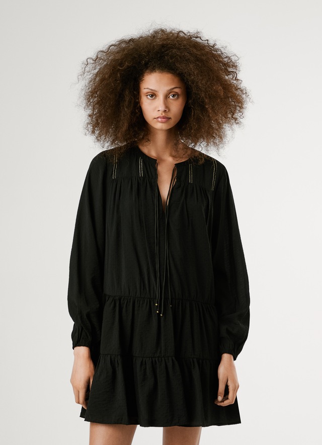 Pepe Jeans Tunikakleid »PAULE DRESS« mit Stufenschnitt