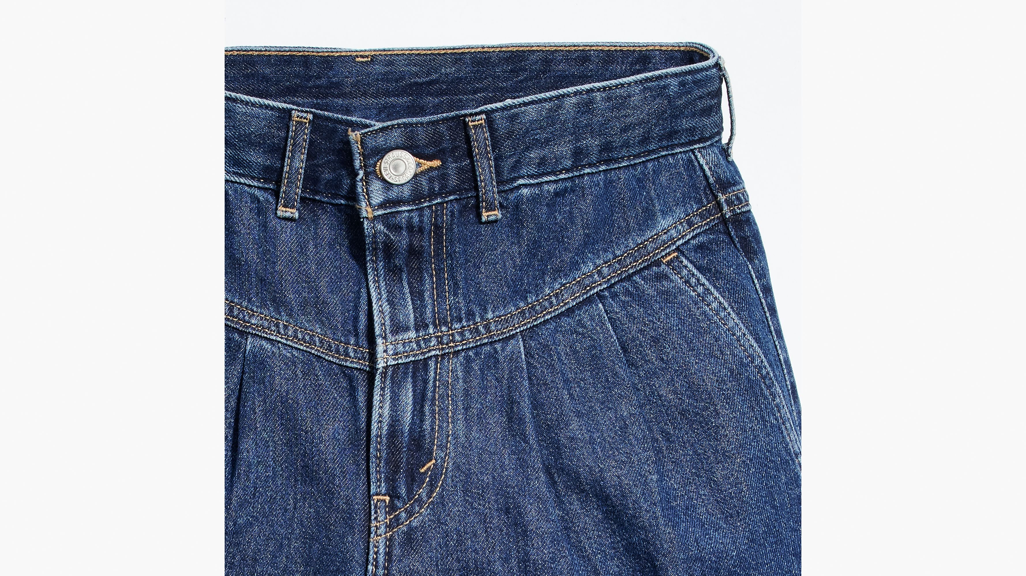 Short Mom Lightweight - Paper Map - Bleu