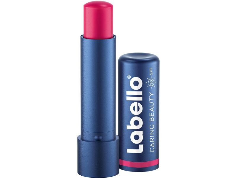 LABELLO Lippenbalsam Caring Beauty Lip Rose 4.8 g Lippenpflege für ein strahlendes und gepflegtes Lächeln für jeden Tag