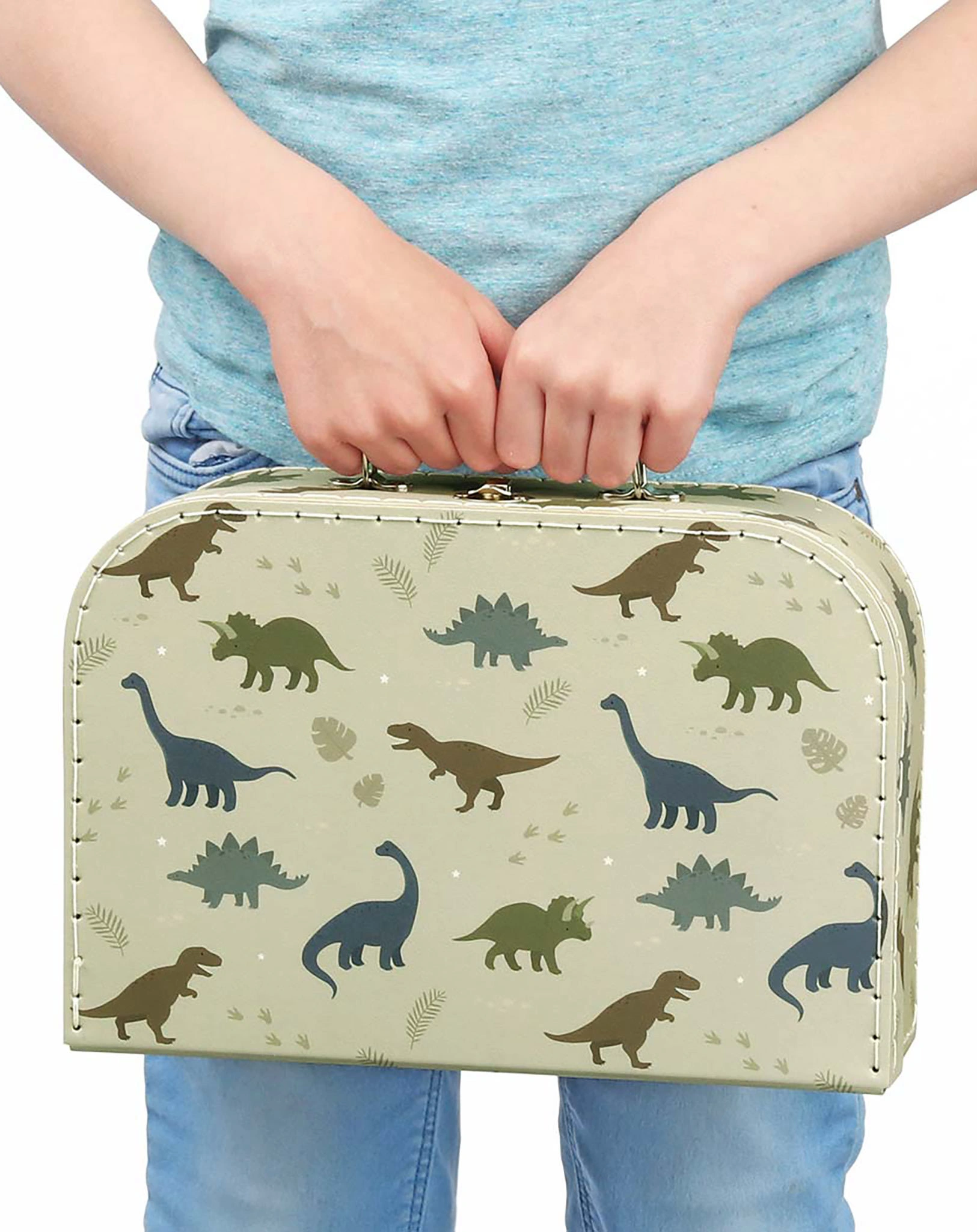 Spielzeugkoffer DINOSAURS 2er-Set in hellgrün