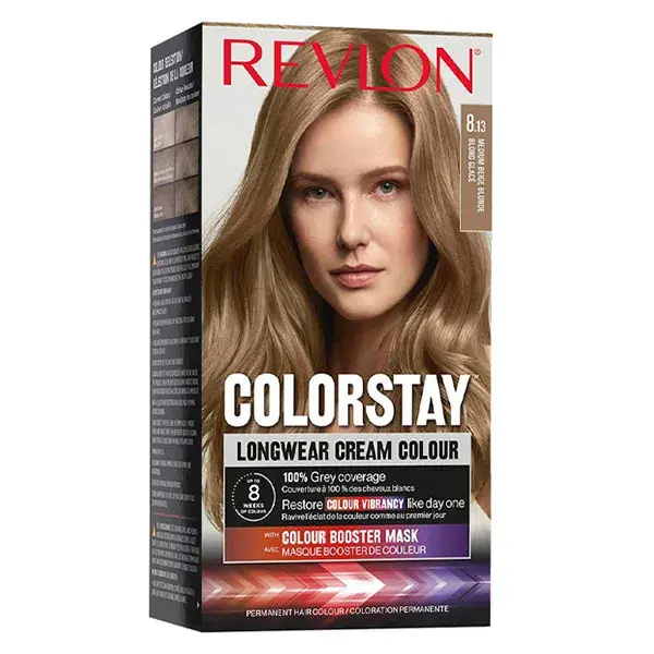 Revlon Colorstay Coloração Permanente N°8.13 Loiro Gelo 165ml