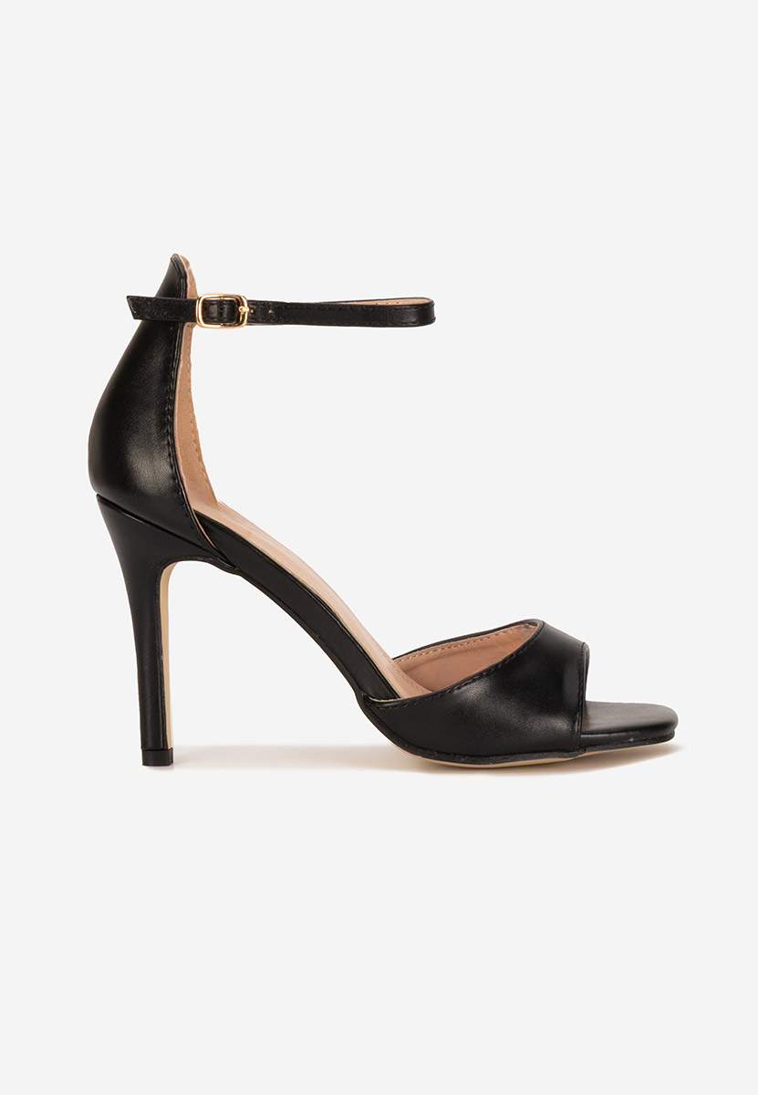 Sandales à talon noires Katrinia