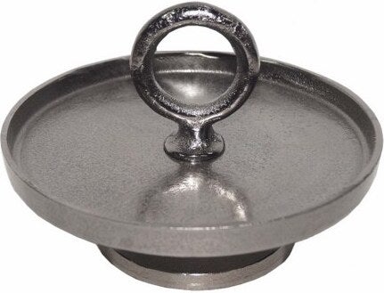House of Nature plateau Teshig zilver D 20 H 13 cm