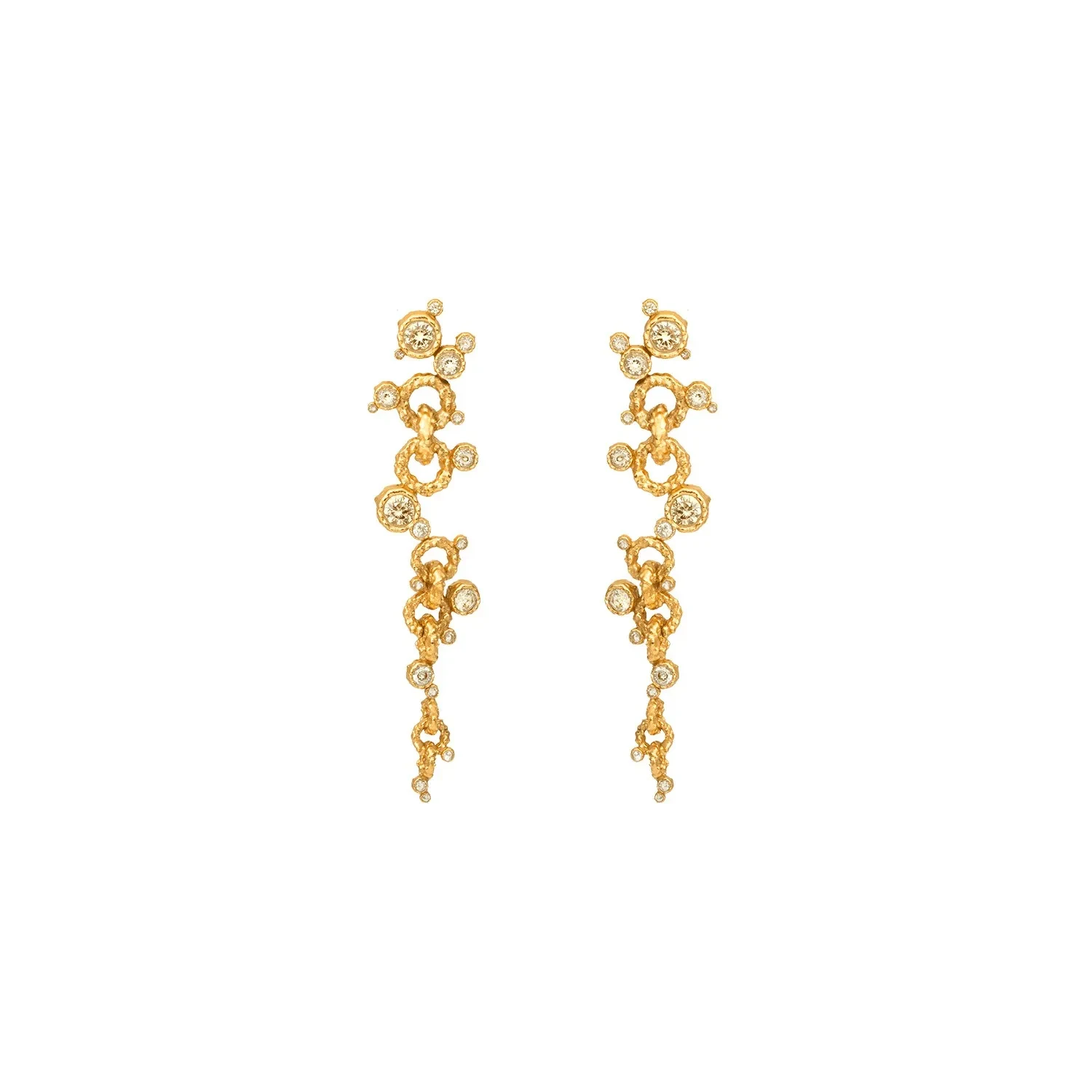 House of Vincent Twinkle Øreringe 18 kt. Forgyldt Sølv VJ209-UEG