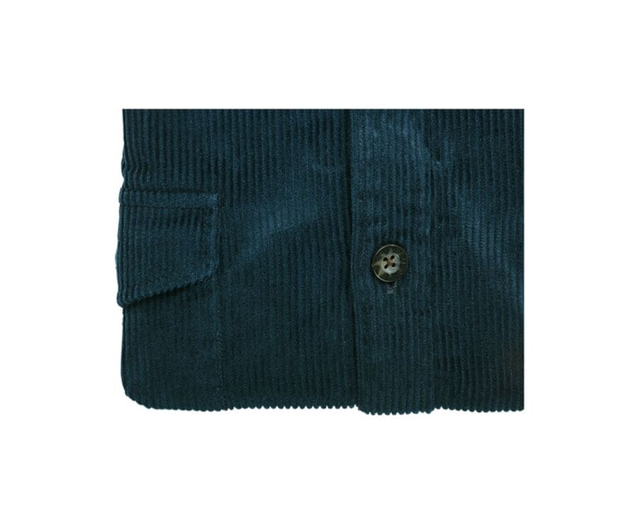 Surchemise en velours Vert Sombre - VICTORIN