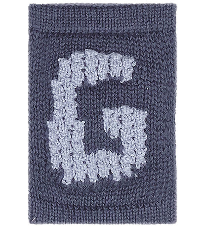 Smallstuff Stickat Buchstabe - G - Blaues Alphabet