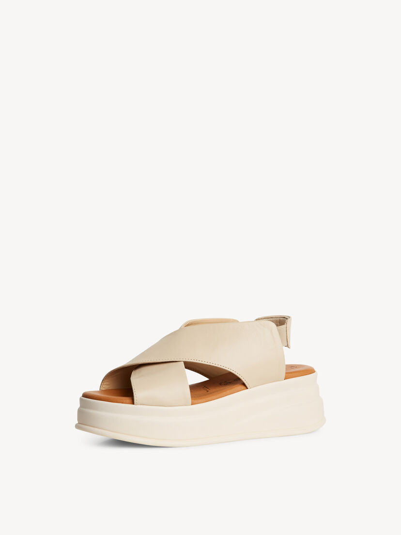 Leren Sandaaltje - beige