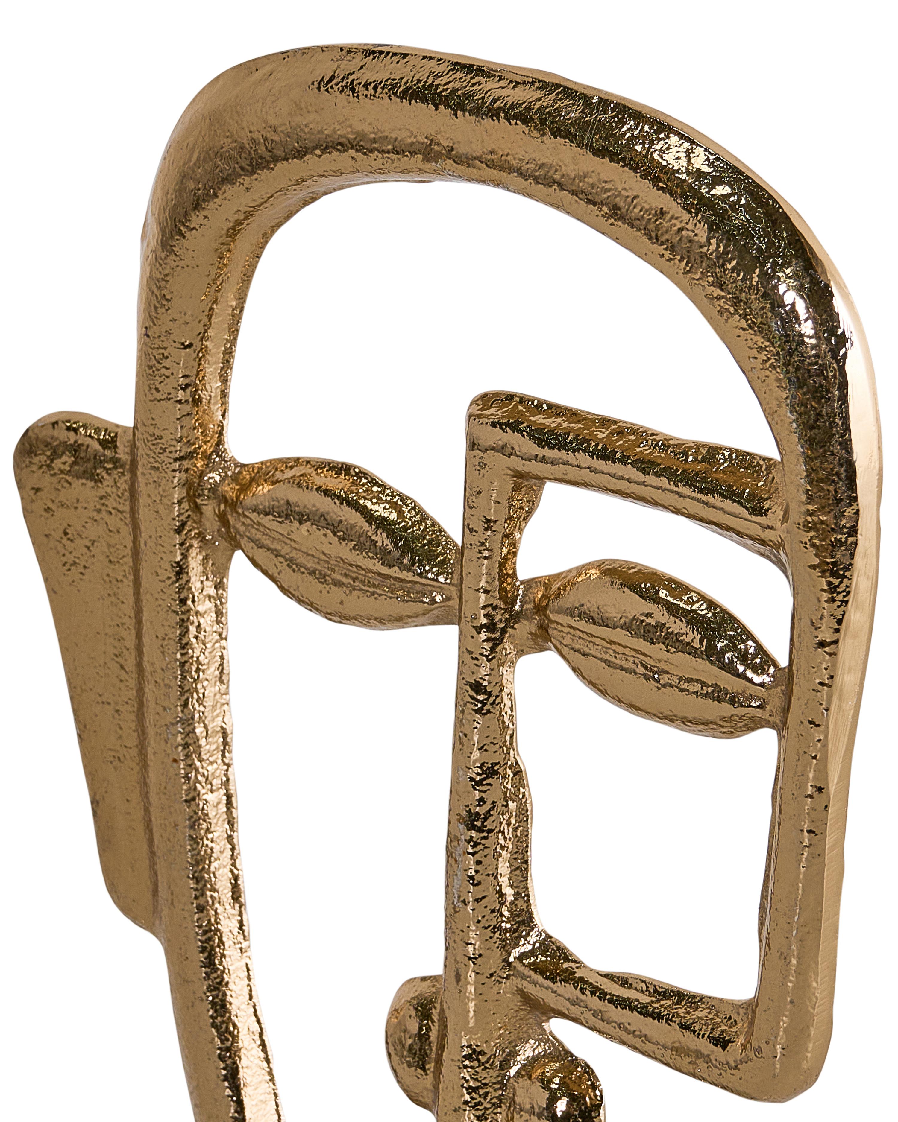Figuur Gezicht MOSKO Metaal Goud