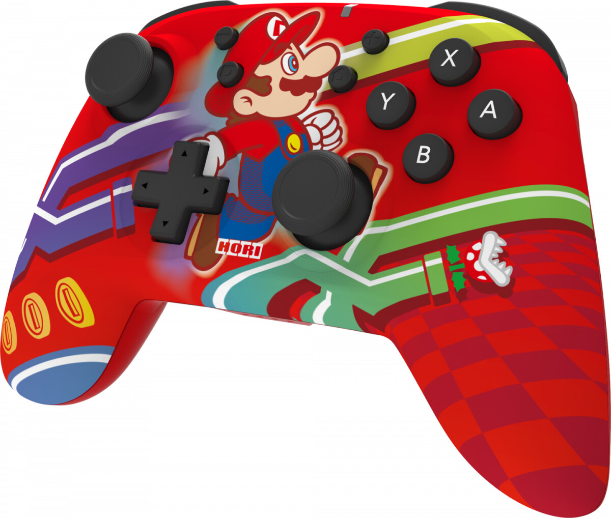 Hori HoriPad - Trådløs Controller Til Nintendo Switch - Mario Iml