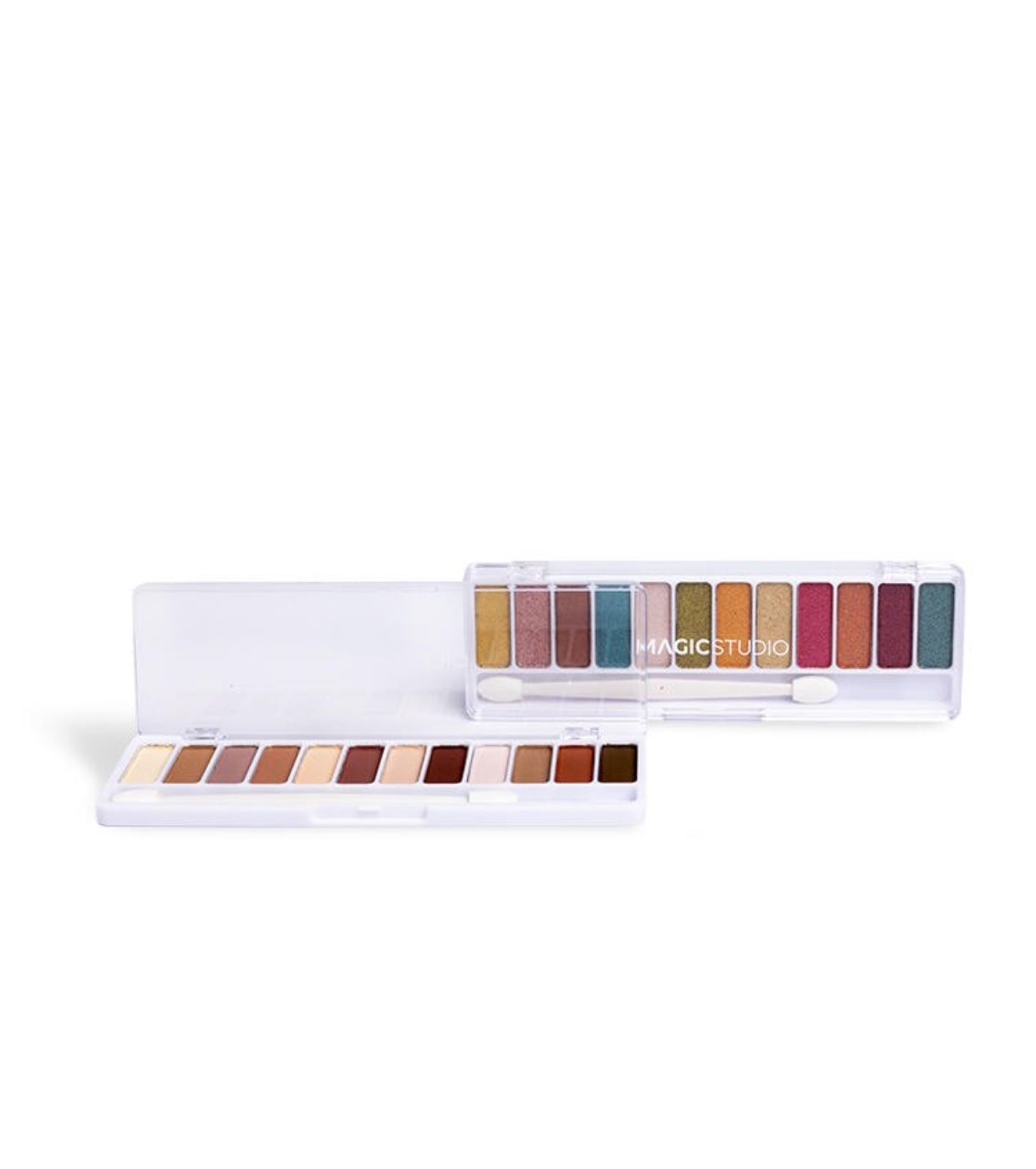 Magic Studio - *Colorful* - Conjunto de paleta de sombras Matte vs Metal Look