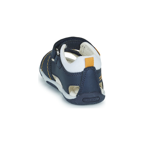 Geox - B SANDAL TAPUZ BOY B - Marine / Jaune