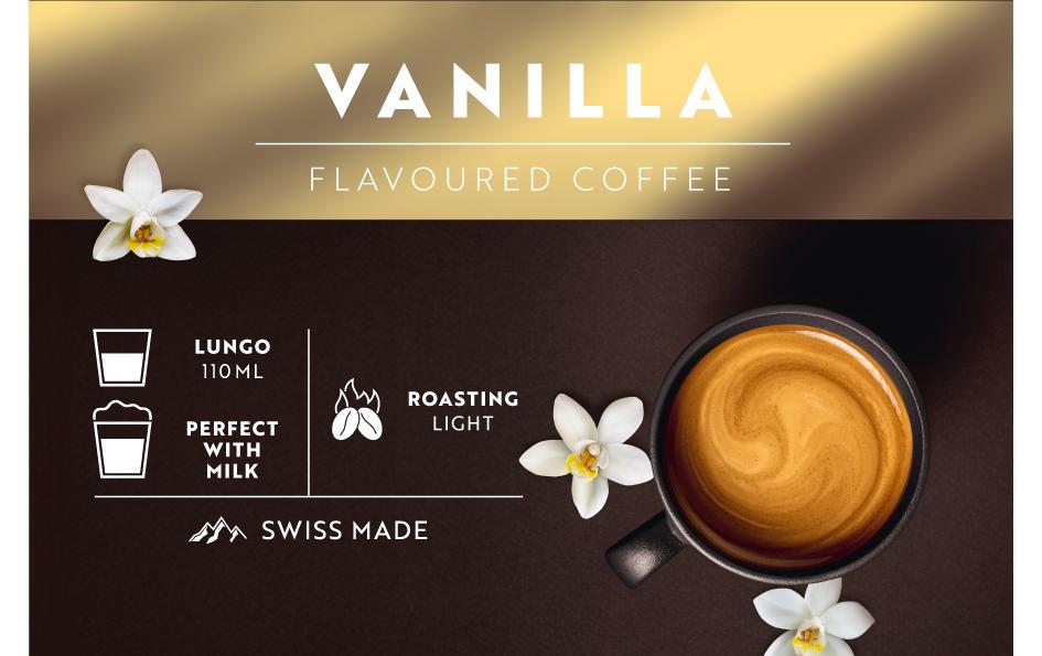 Professional Pads Vanille 50 StückHarmonischer Kaffee mit Vanillearoma