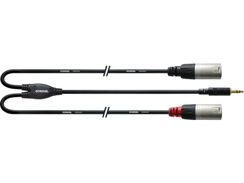 Cordial Audio-Kabel CFY 3.0 WMM-LONG 3,5 mm Klinke - XLR 3. Studiokabel