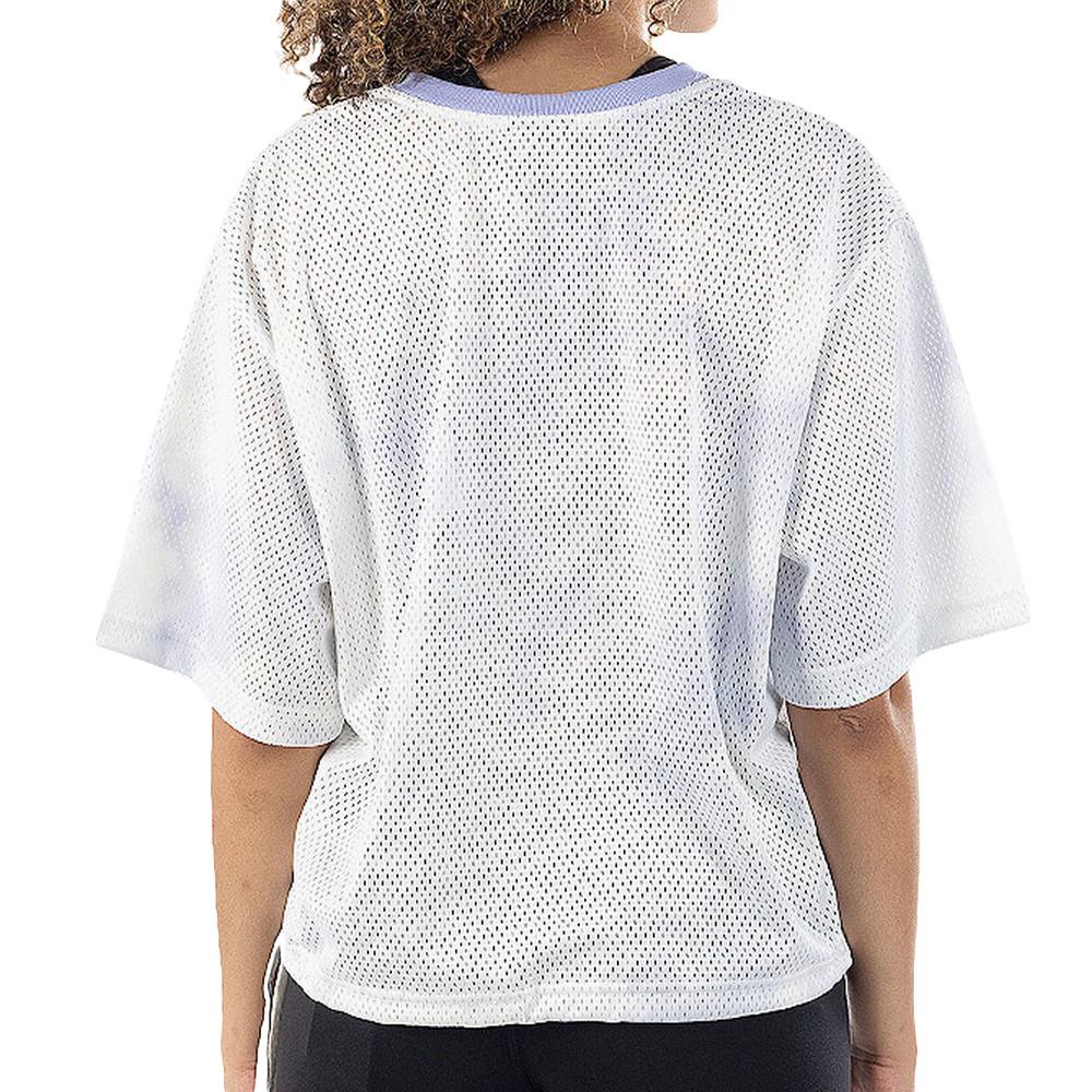 Nike T-shirt Blanc/Mauve Femme Nike Icon Clash