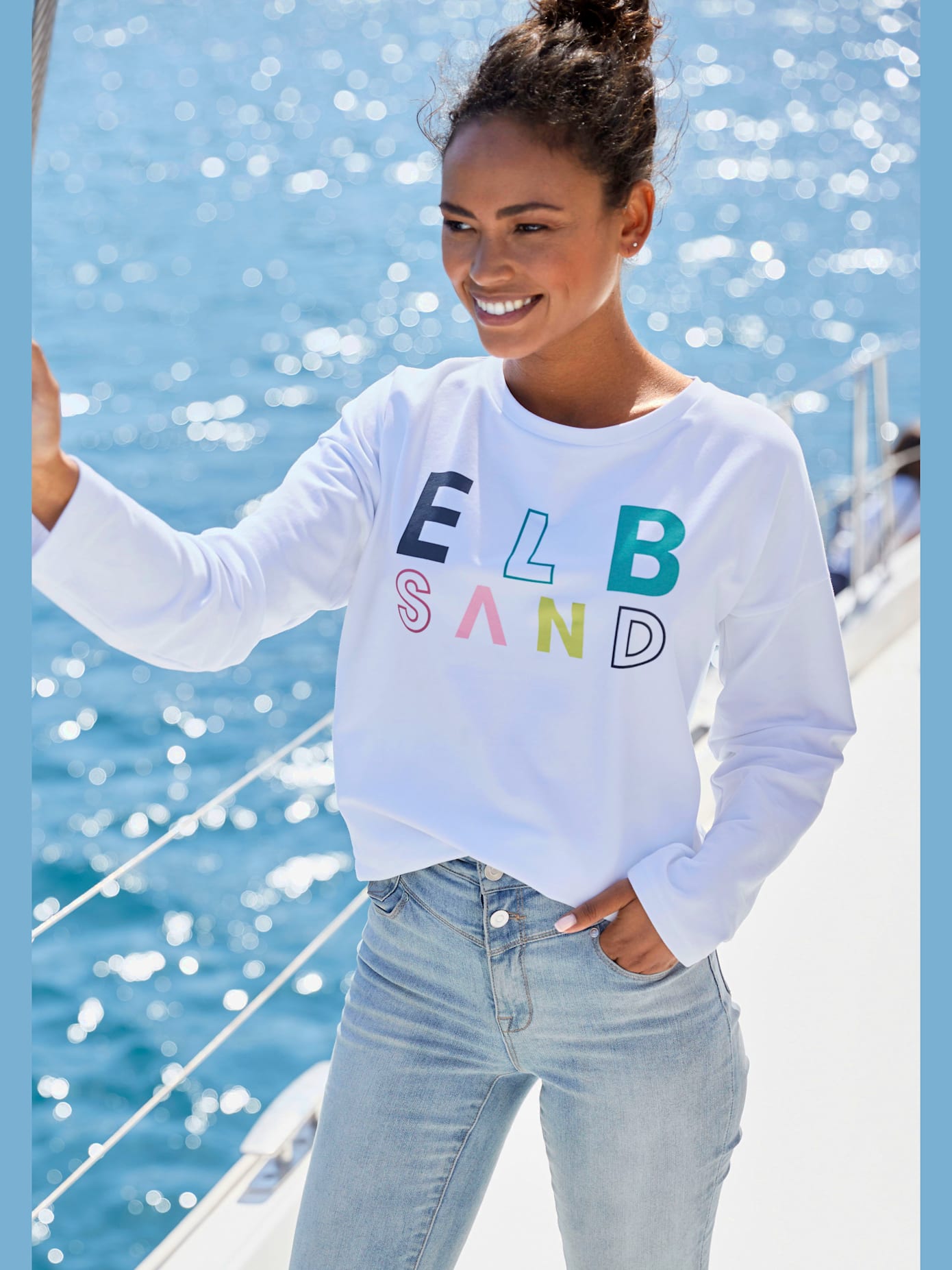 Sweat-shirt encolure ronde