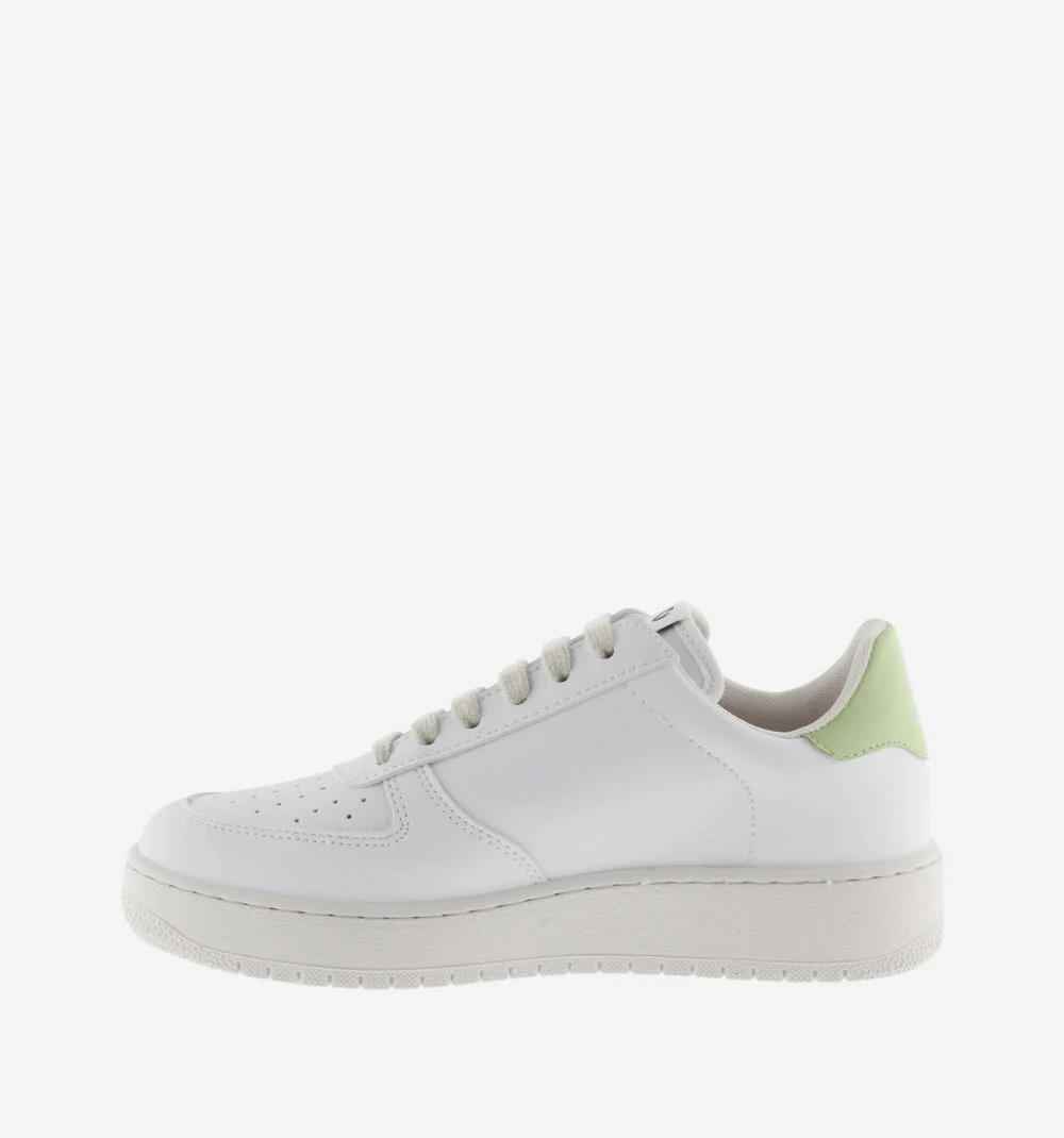 MADRID EFFET CUIR CONTRASTANT Baskets sport unisexe LILA