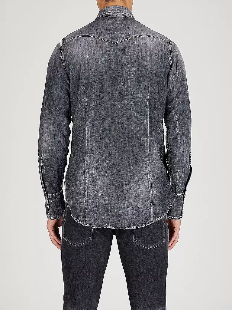 DSQUARED2 Jeanshemd schwarz