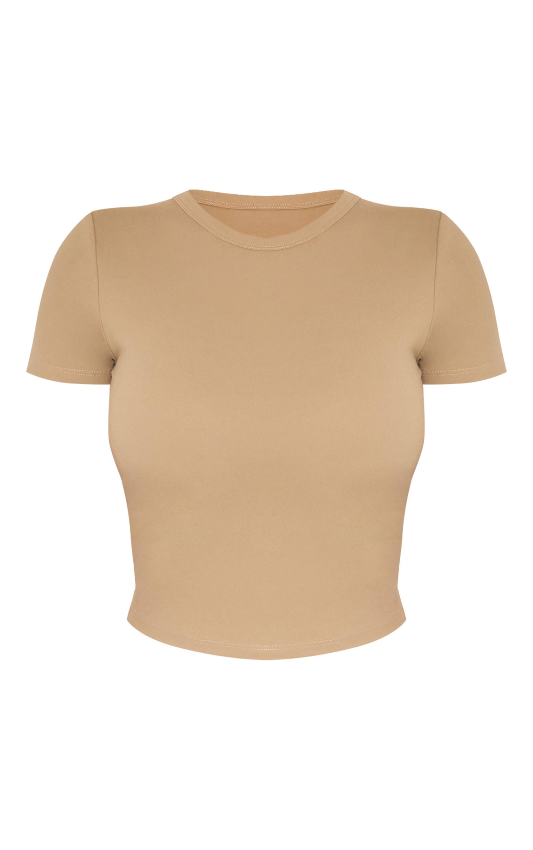 Kaki T-shirt Sculptant Shape Avec Soutien-gorge Intégré