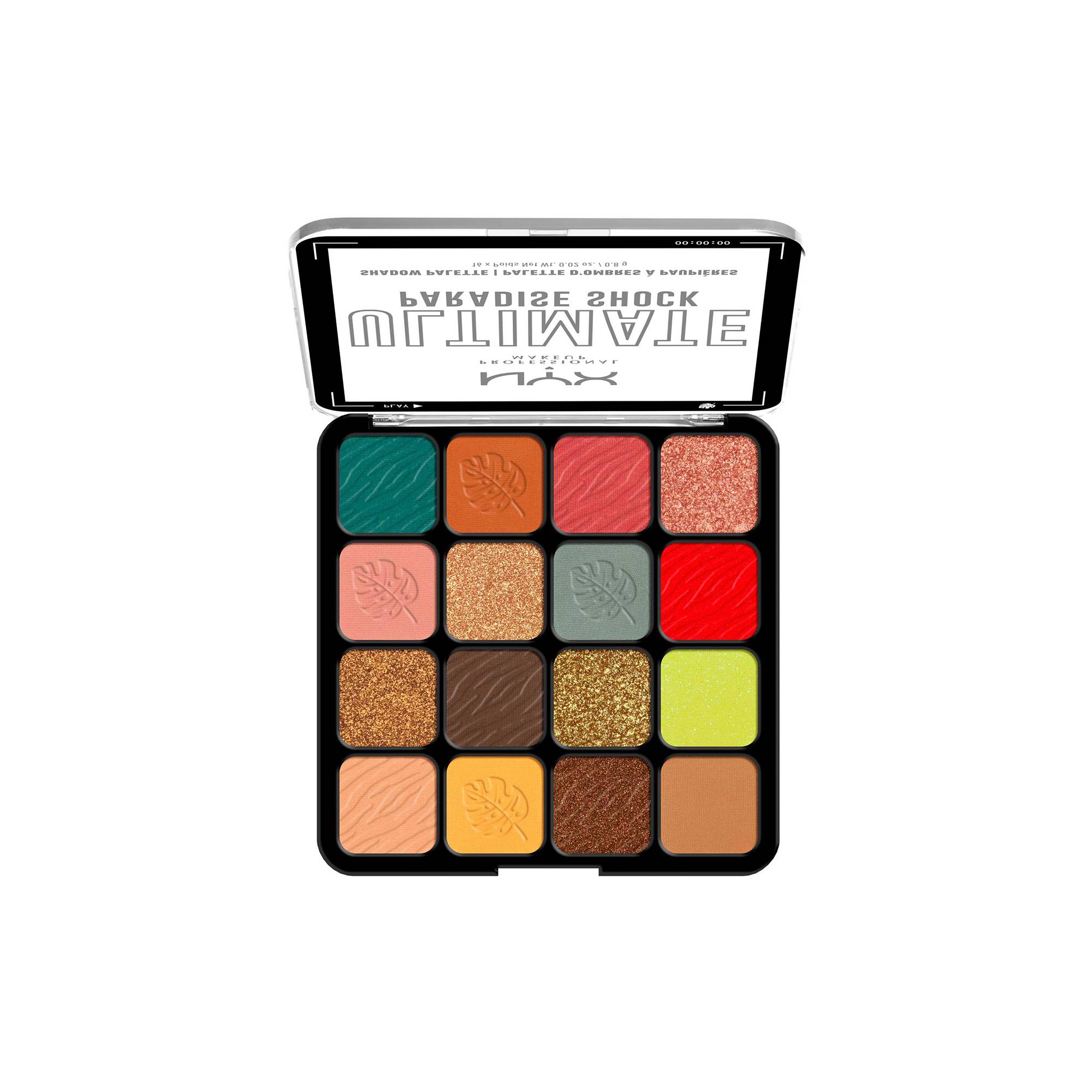 Palette 16 fards à paupières Ultimate Paradise Shock / 108g