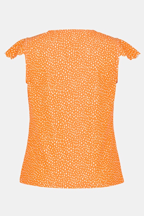 T-Shirt, UV-Schutz 50+, V-Ausschnitt, Cup-Ärmel