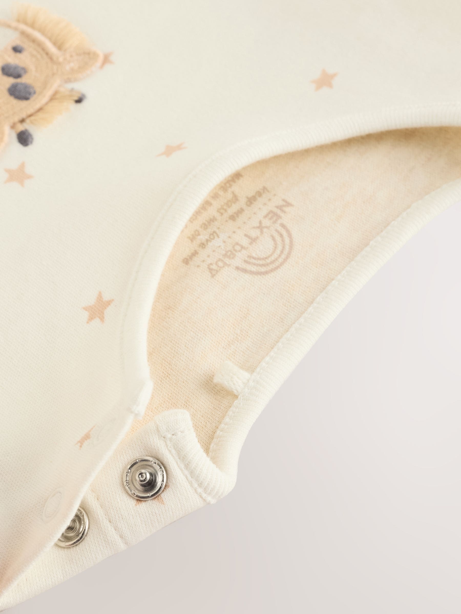Cream Giraffe I Love My Mummy - Set van 1 babyrompertjes