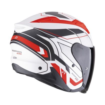 Casque Scorpion Exo EXO-Z1 - VUE - Blanc / Rouge