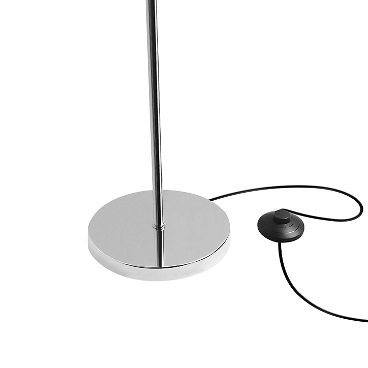 Lampadaire Mantus GoodHome G9 argent brillant