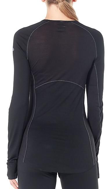 ICEBREAKER - T-SHIRT ML COL ROND ZONE 150 W