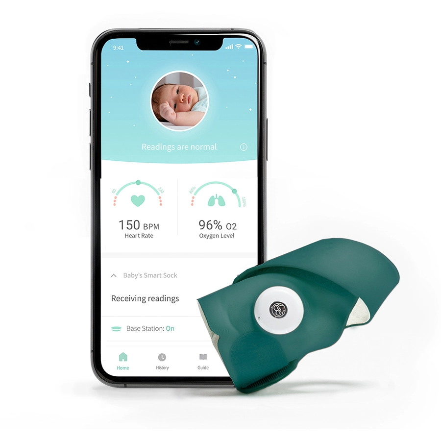 Owlet Smart Sock 3 tiefseegrün