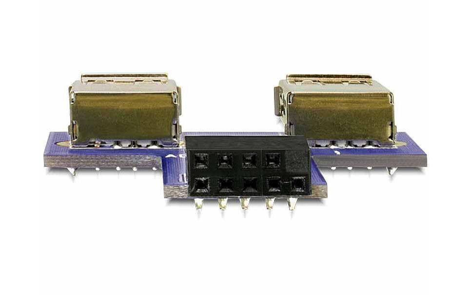 USB 2.0 Adapter USB-A Buchse - USB-PinheaderPin Header