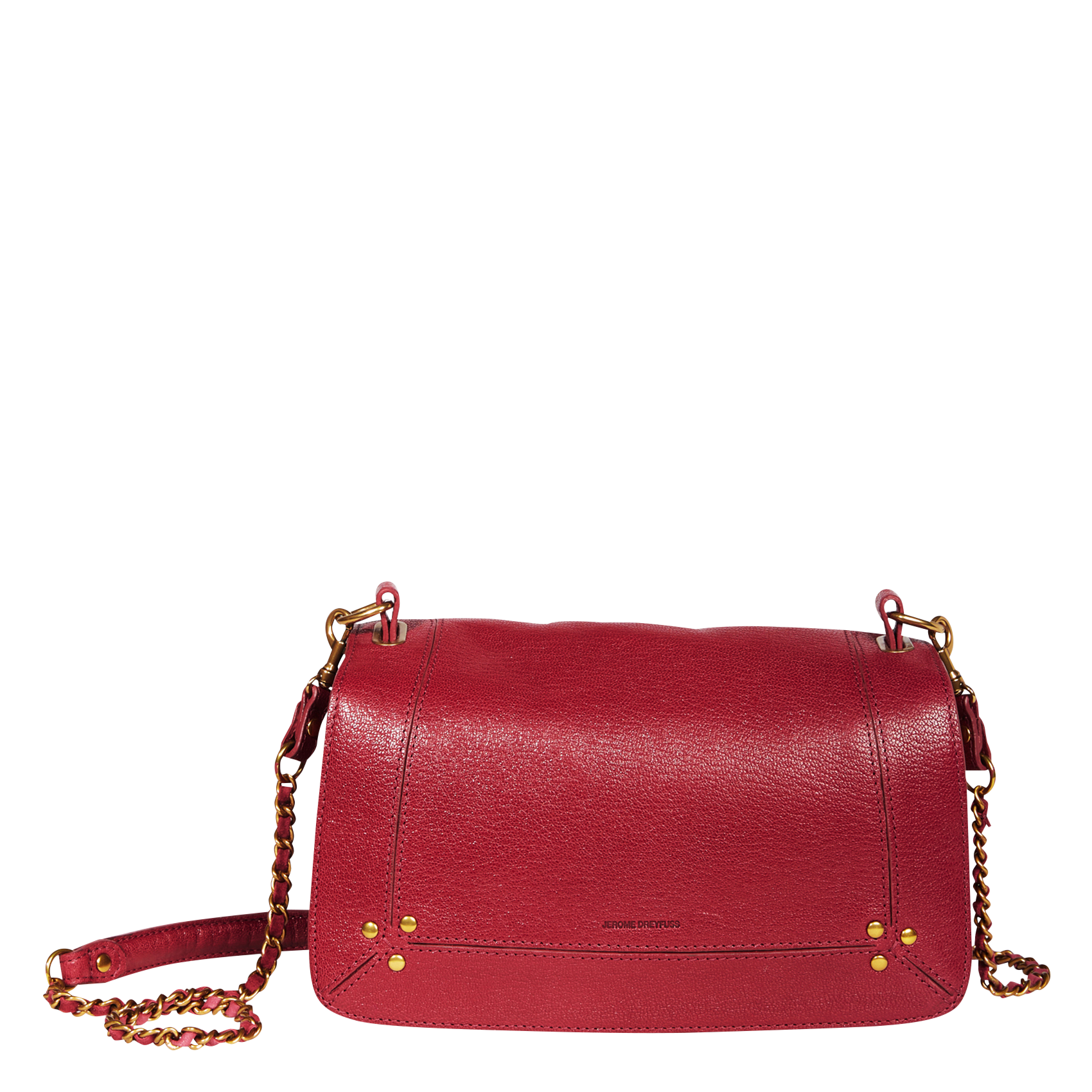 BOBI - Sac bandoulière en cuir | Rouge