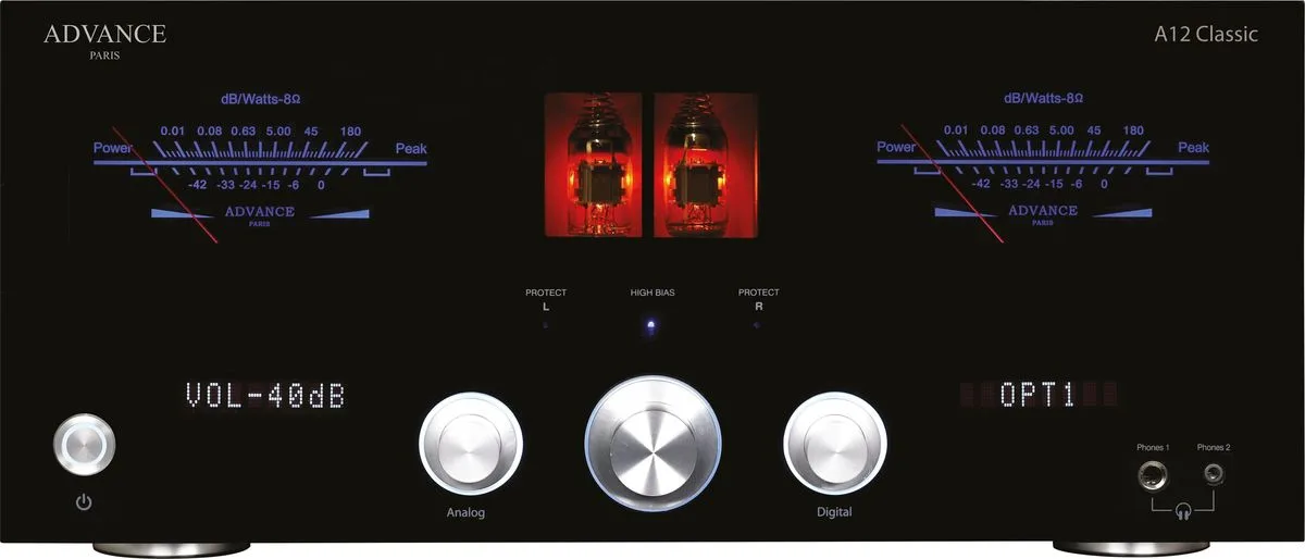 Advance Paris A12 Classic Noir Amplis hi-fi stéréo