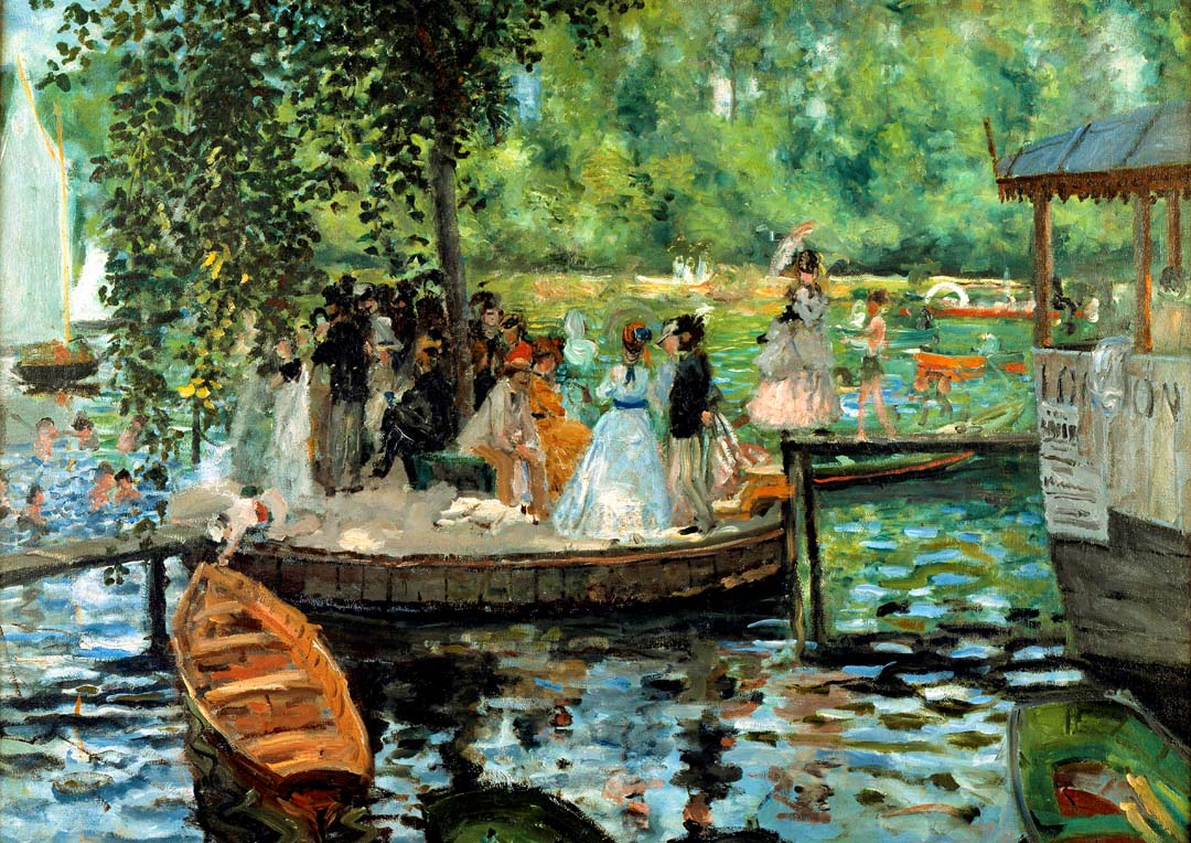 La Grenouillère Gemälde von Pierre A. Renoir