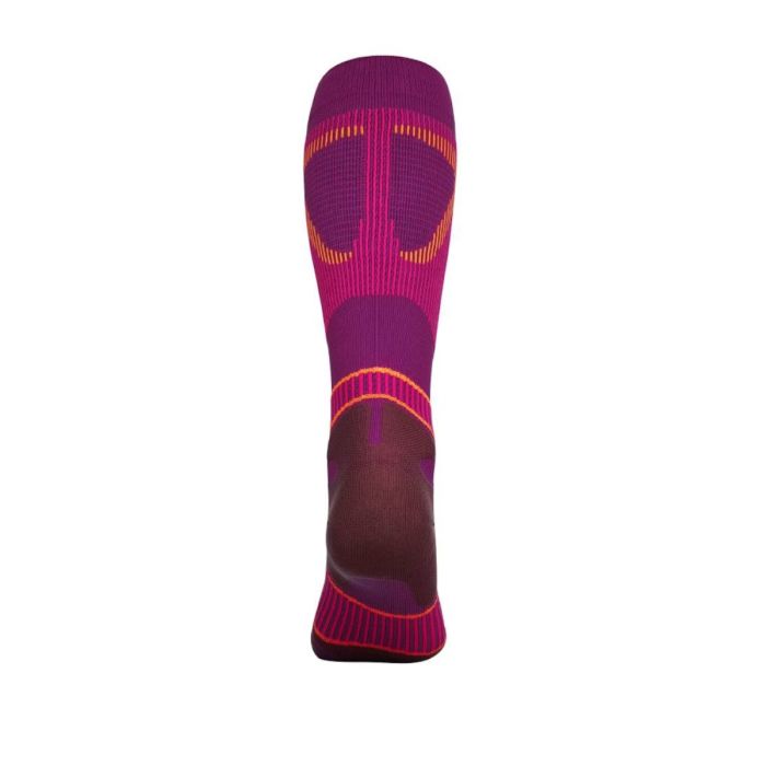 Bauerfeind Dame Strømper Run Performance Compression Socks High Cut Pink