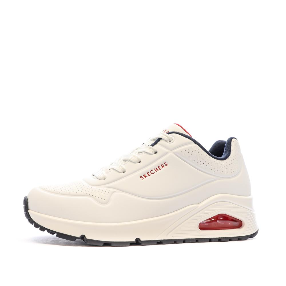 Skechers Baskets Blanches Femme Skechers Uno