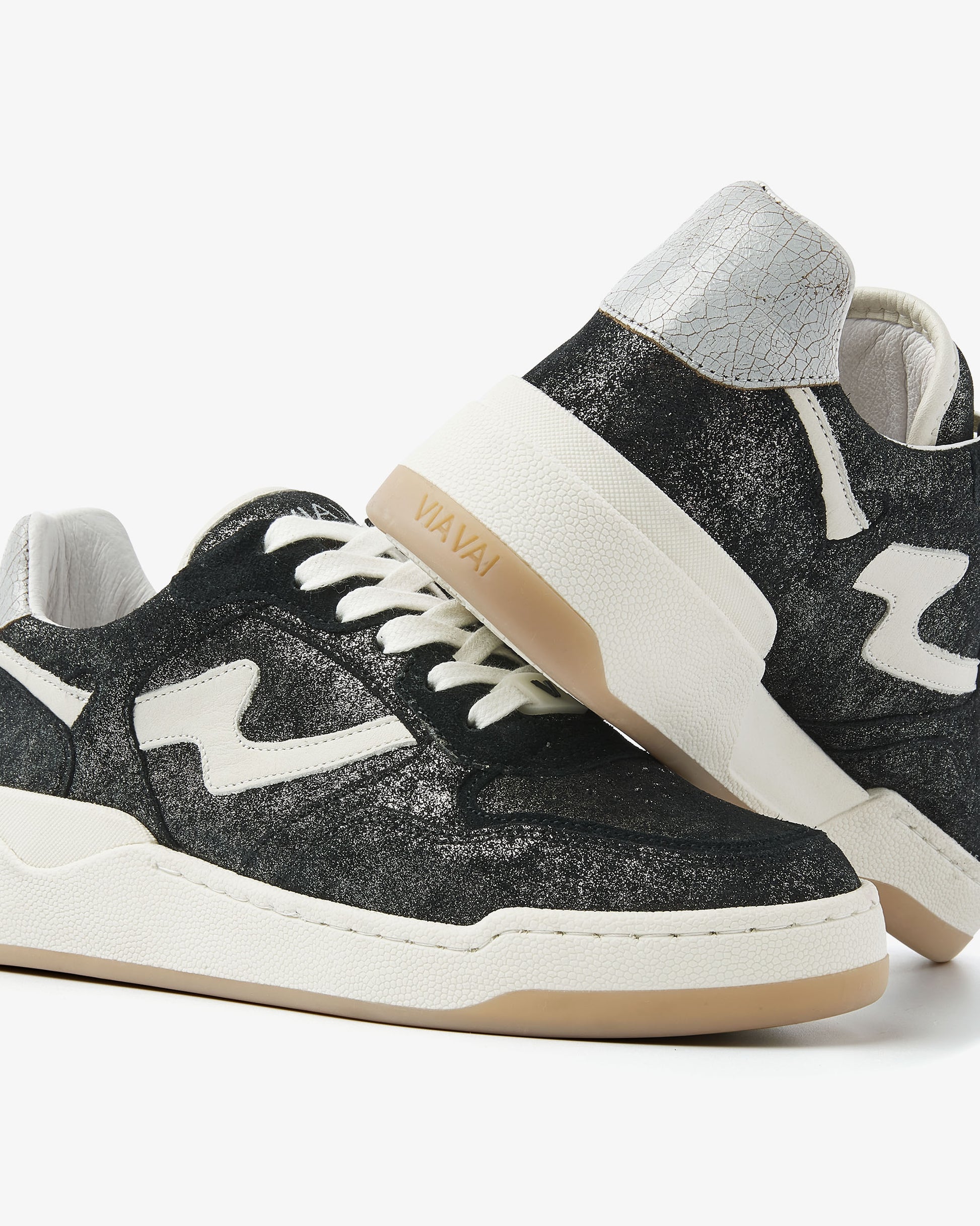VIA VAI zwarte dames sneakers Sam Levi