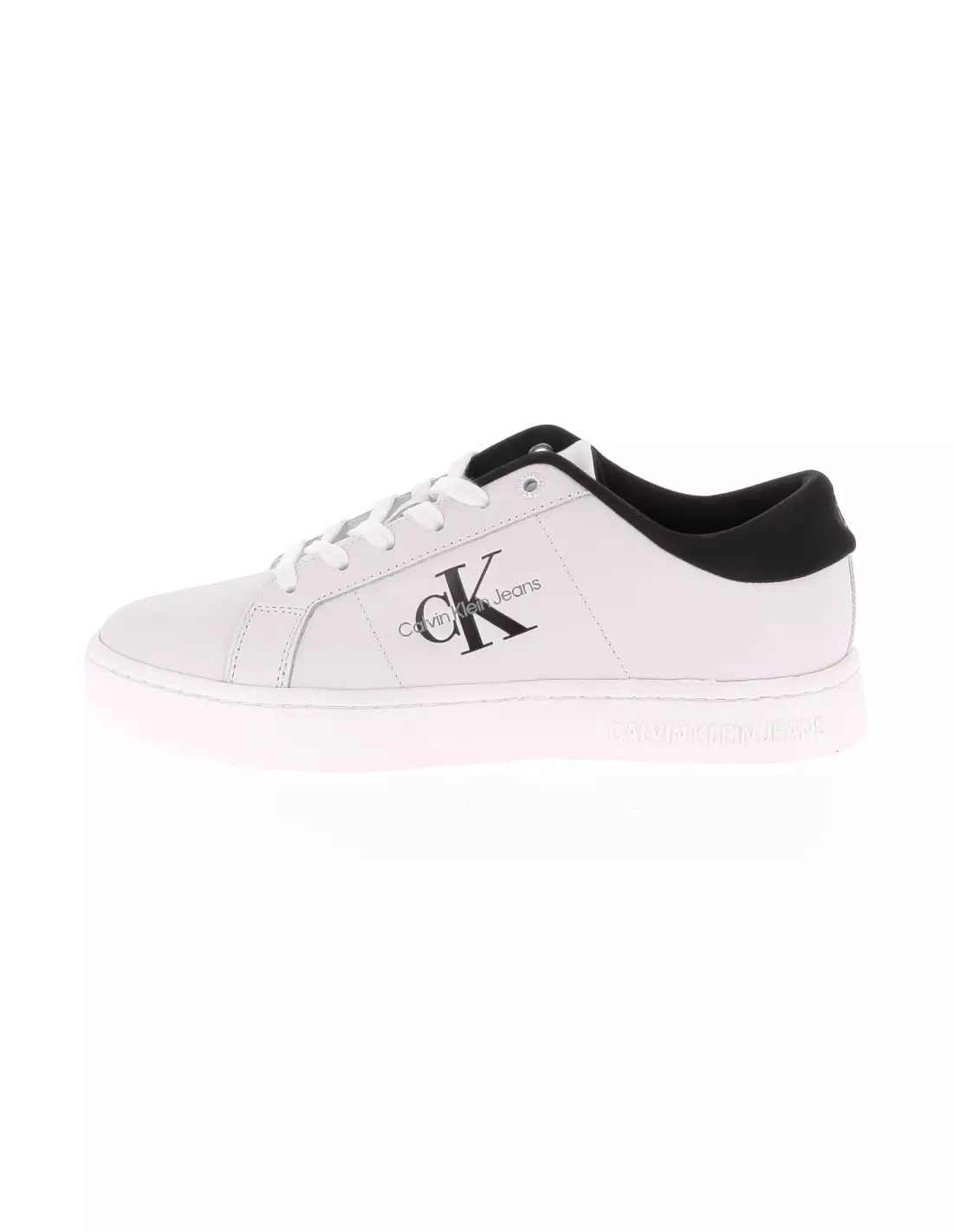 CLASSIC CUPSOLE LOW - Baskets 01WBRIGHTWHITEBLACK