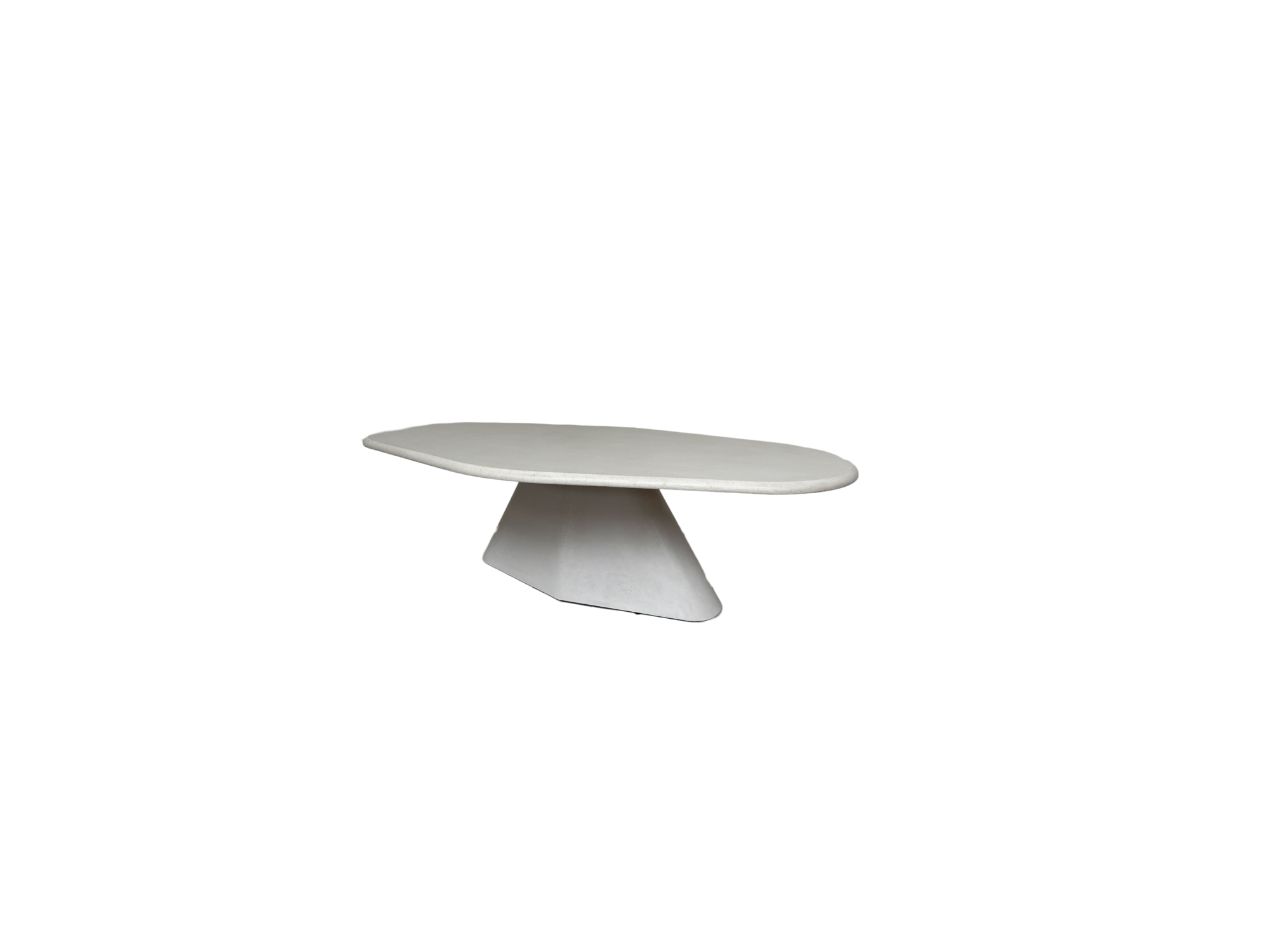 Bogard Fins ovaal beton | White 220 cm