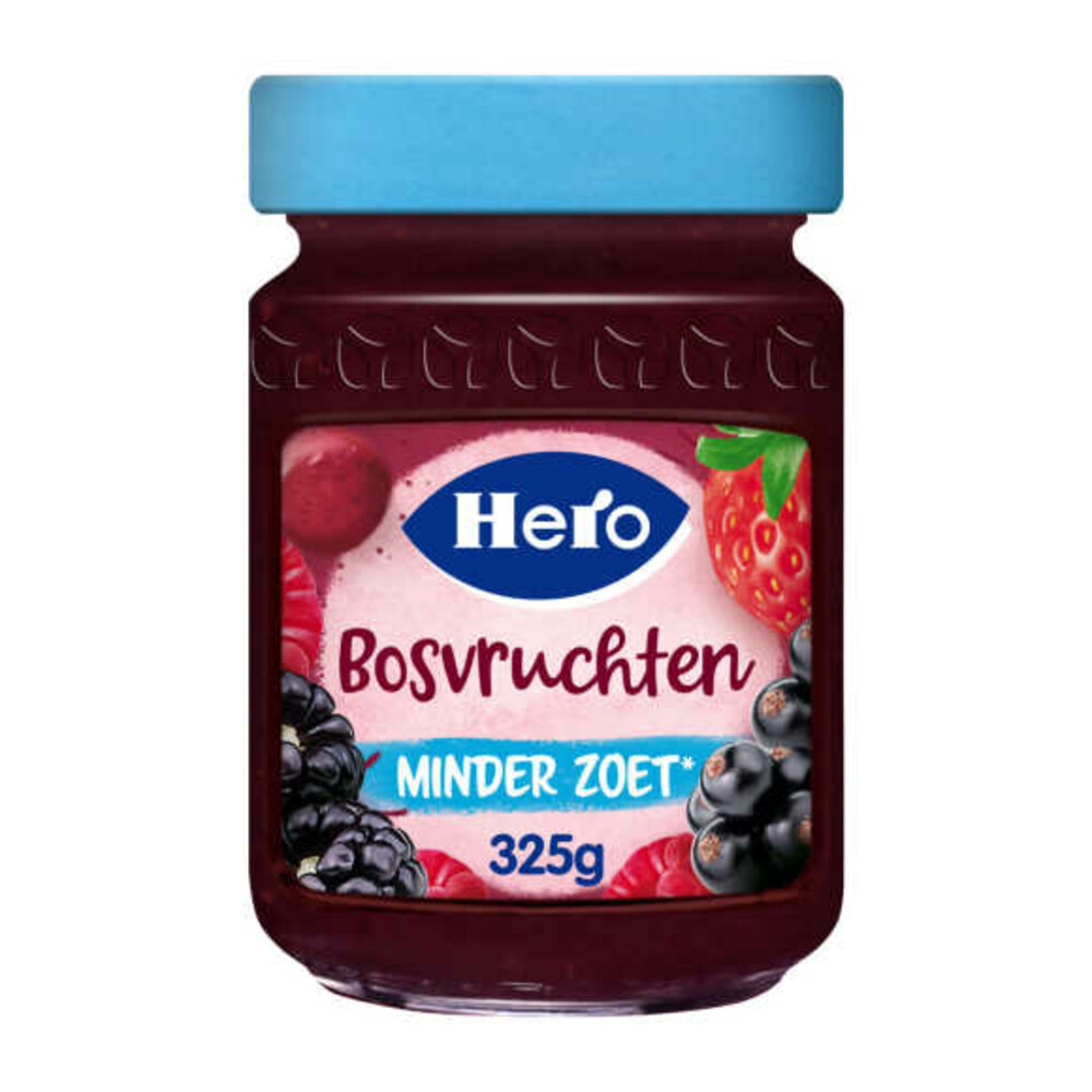 Hero Jam Minder Zoet Bosvruchten325 gr
